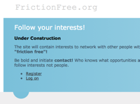Home Page  FrictionFree org
