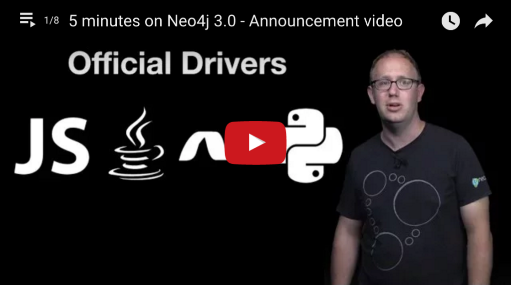 Watch as the Neo4j 3.0 Release Is Explained in This 5-Minute Video