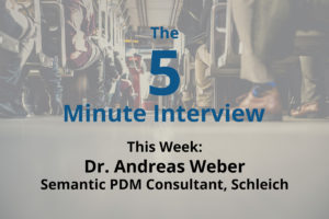 Catch this week’s 5-minute interview with Dr. Andreas Weber as he discusses Neo4j and PDM