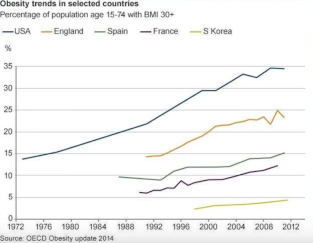 Obesity trends in the United States and abroad served as the inspiration for the food recommendation engine