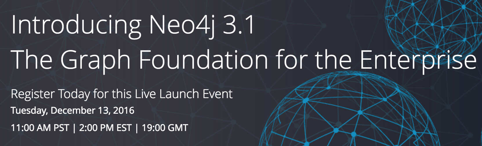 Learn all about the GA release of Neo4j 3.1 and the live launch event introducing it to the world