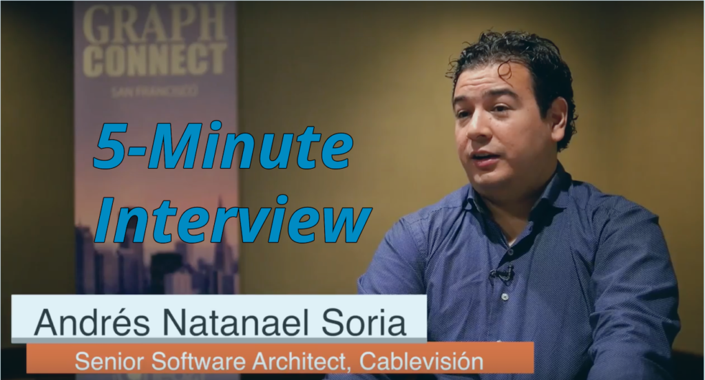 Catch this week’s 5-Minute Interview with Andrés Natanael Soria, Senior Software Architect at Cablevisión