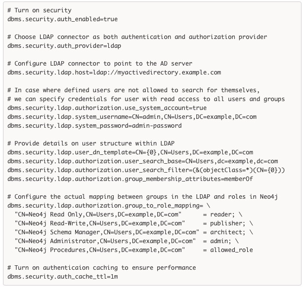 Learn more about the LDAP protocol connector for federated users with Neo4j Enterprise Edition