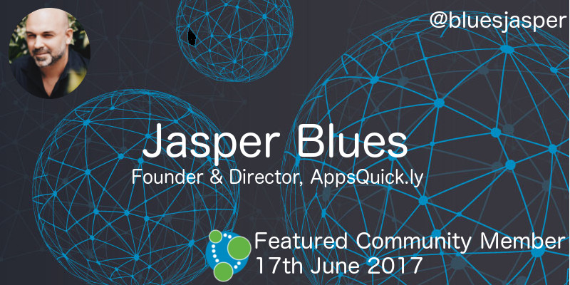 Jasper Blues - This Week's Featured Community Member