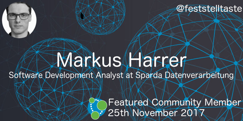 Markus Harrer - This Week's Featured Community Member