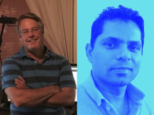 Blake Nelson from Waveonics & Deve Palakkattukudy at Agero