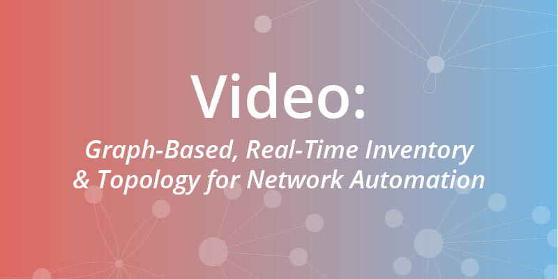 Watch this webinar on how Neo4j's graph platform improves the representation of network automation