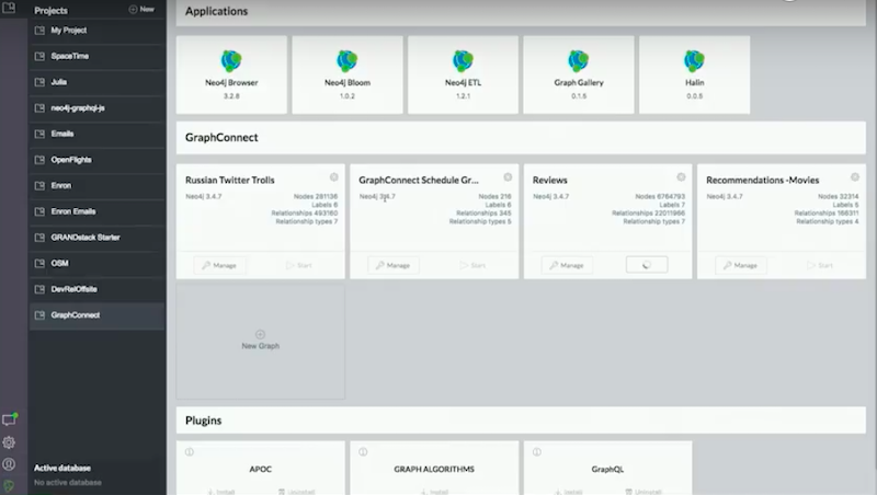 applications, graphconnect, plugins | Neo4j