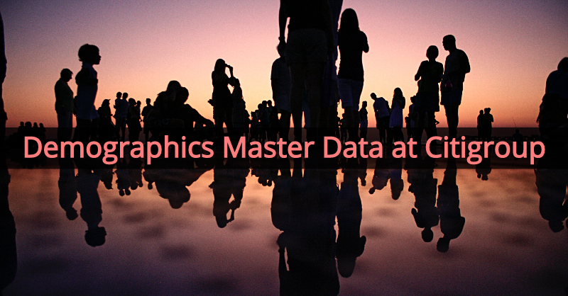 Learn about demographics master data at Citigroup.