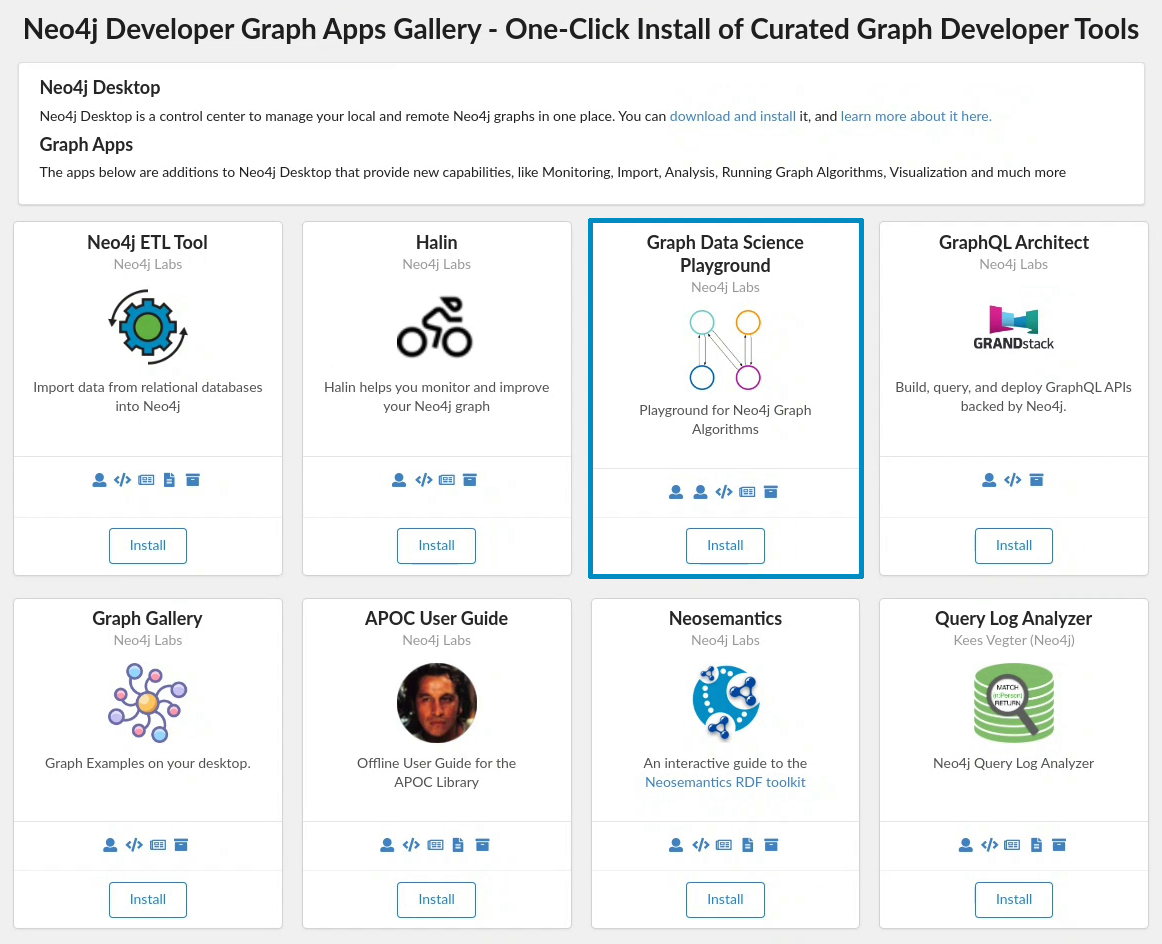 graph apps gallery