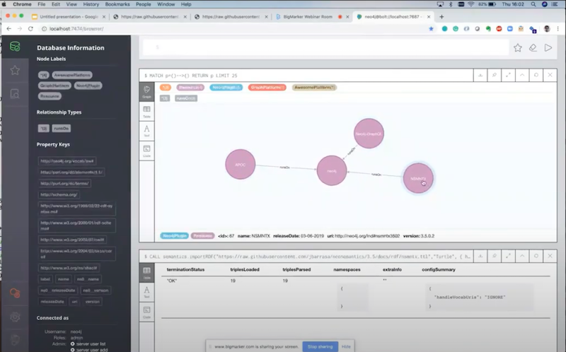 Neo4j Engineering Director, Jesús Barrasa discusses using Neosemantix with RDF data linked data and more.