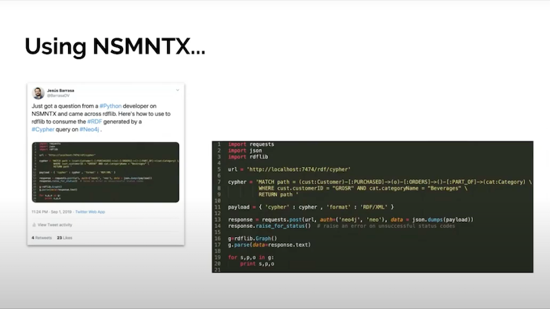 Neo4j Engineering Director, Jesús Barrasa discusses using Neosemantix with RDF data linked data and more.