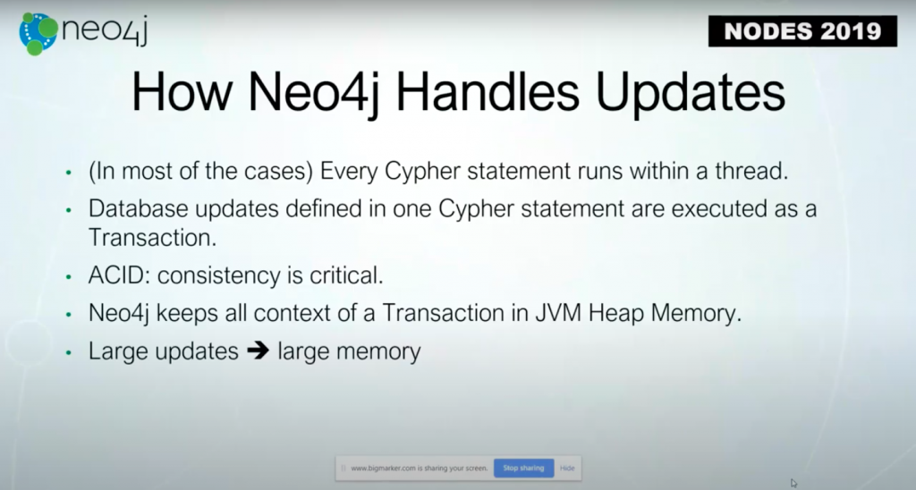 Best practices to make (very) large updates in Neo4j