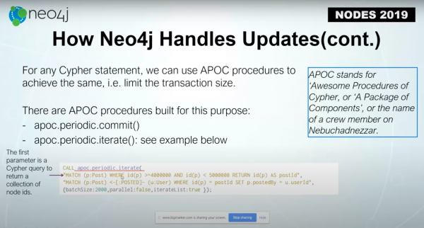 Best practices to make (very) large updates in Neo4j