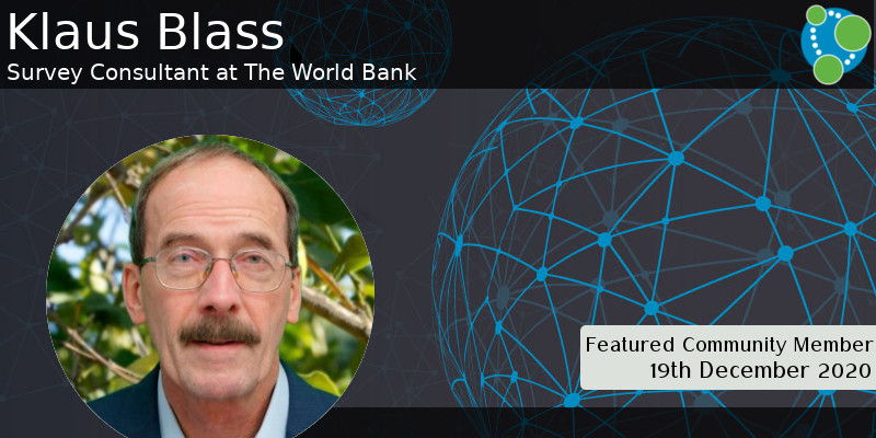 Klaus Blass - This Week’s Featured Community Member