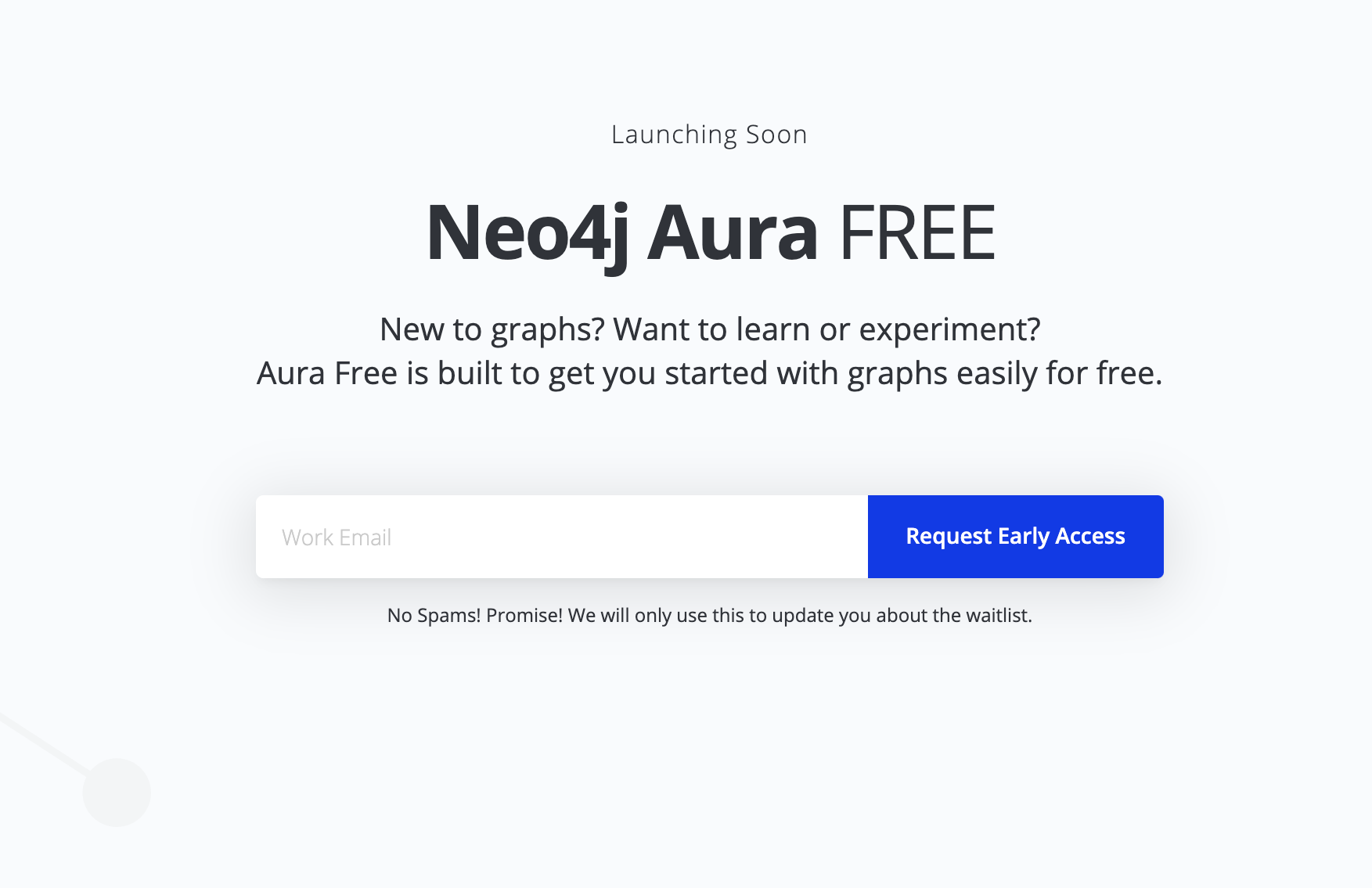 Aura free coming soon join the waitlist neo4j graph database platform