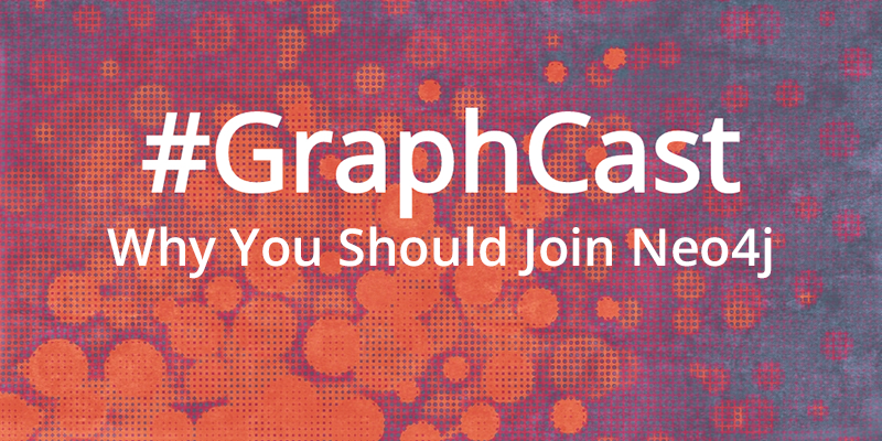 Catch this week's GraphCast with Johannes, a Neo4j cloud engineer who shares why YOU should come join our team!