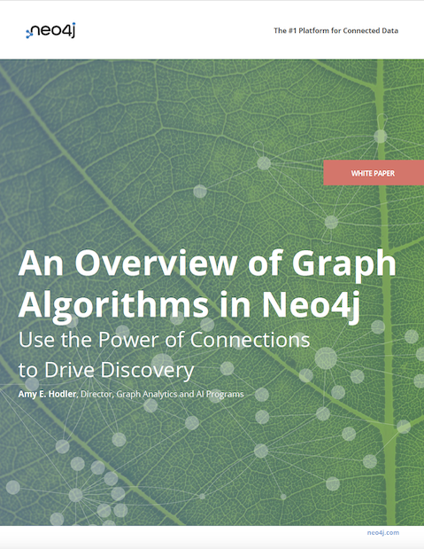 Read this high-level white paper about using graph algorithms in Neo4j