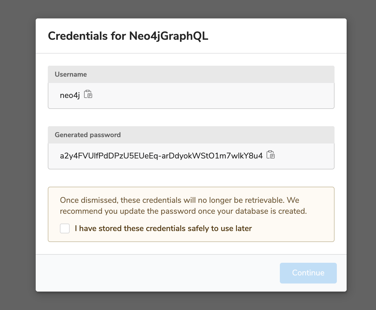 neo4j aura password