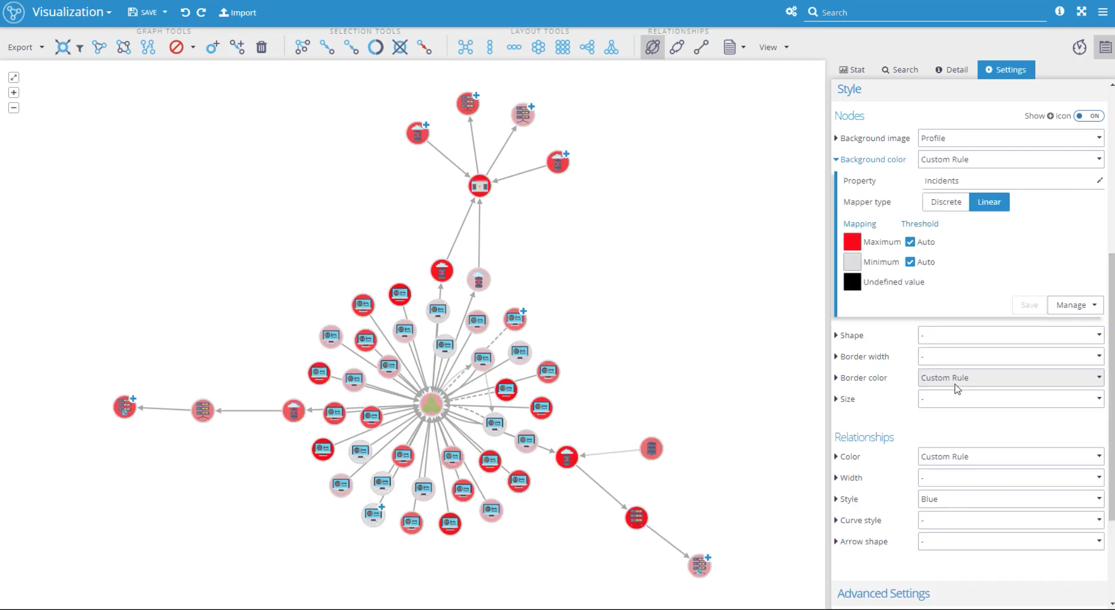 graphlytics style mapper