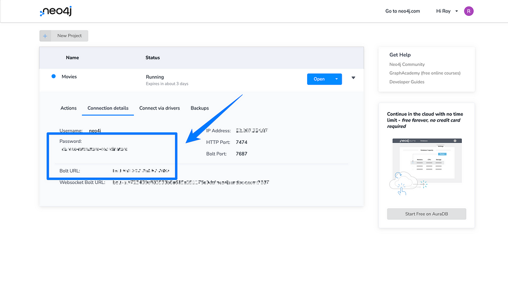 Neo4j Sandbox dataset