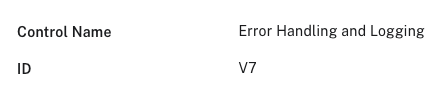 Error Handling and Logging.