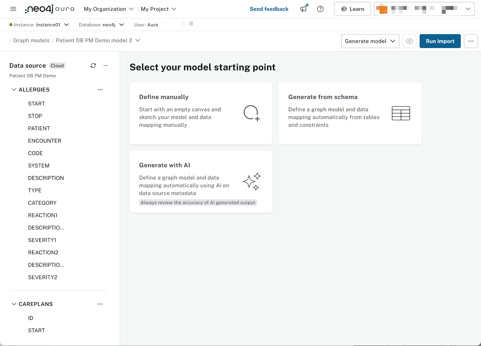 New in Neo4j AuraDB: Direct import from cloud data warehouses