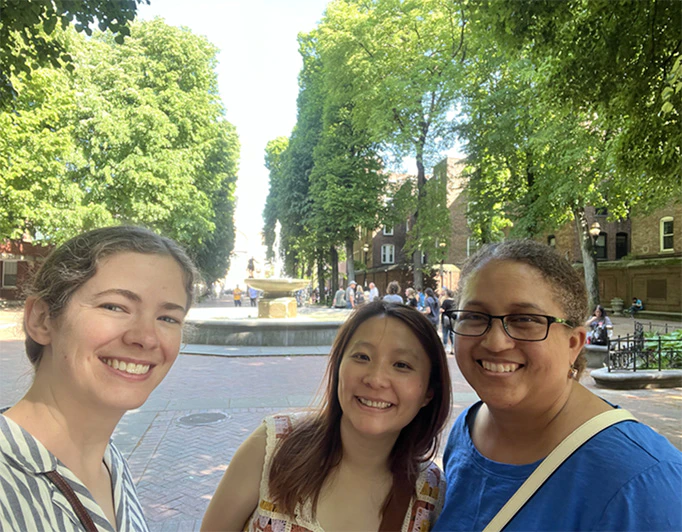 Group selfie of Nodes exploring Boston.