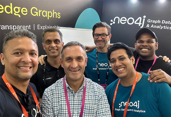 Nodes at a tradeshow.