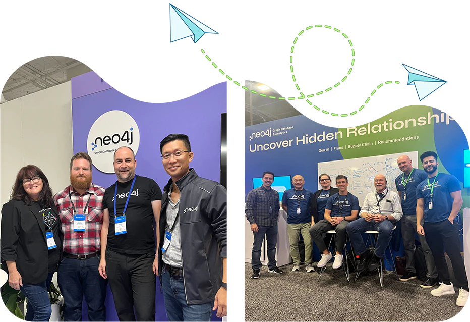 illustration depicting Neo4j's team