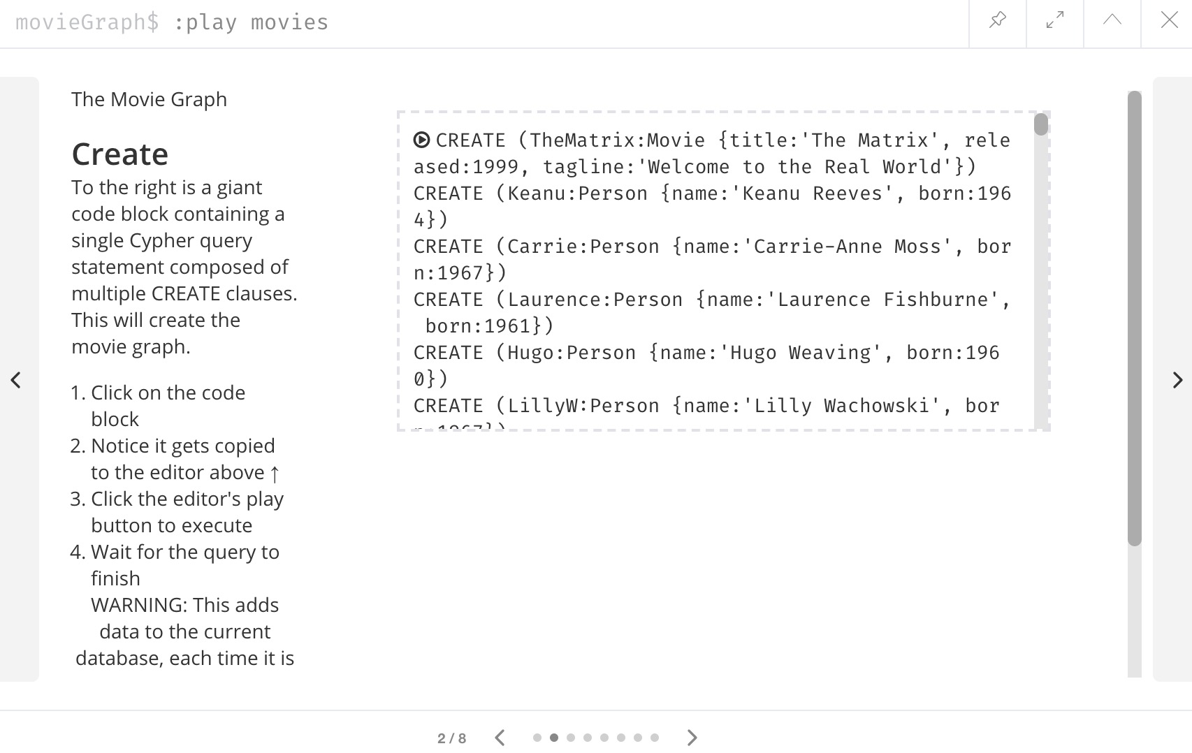 4dot0 run movie query