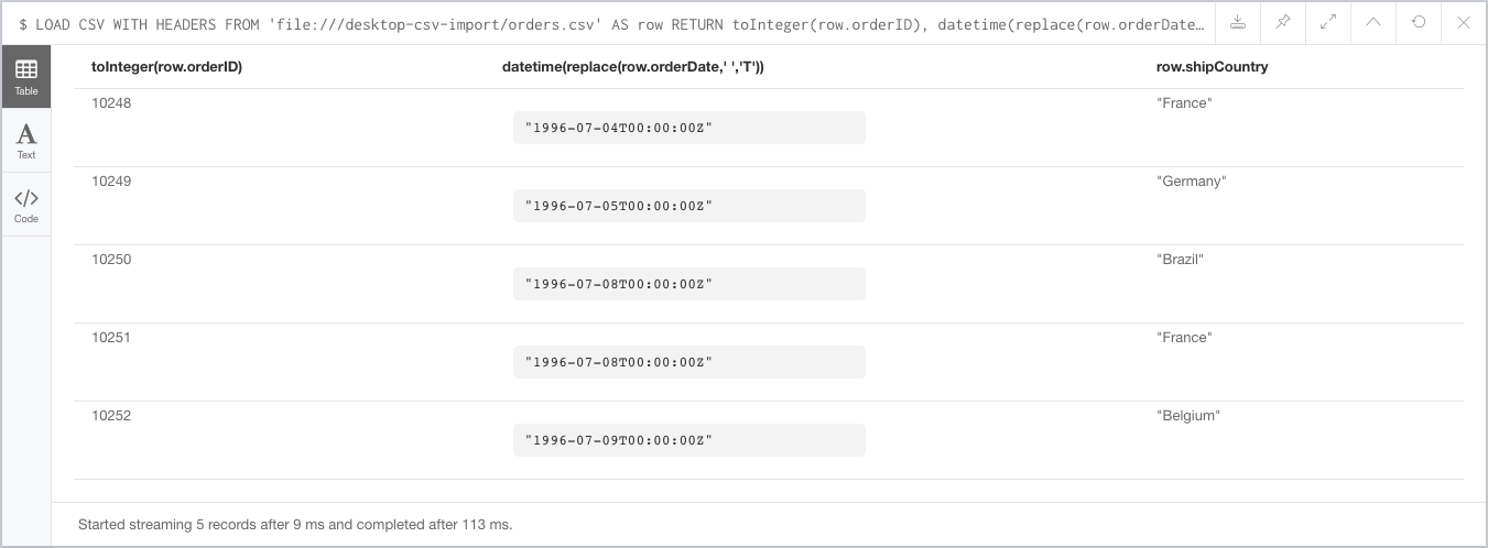 desktop import orders convert