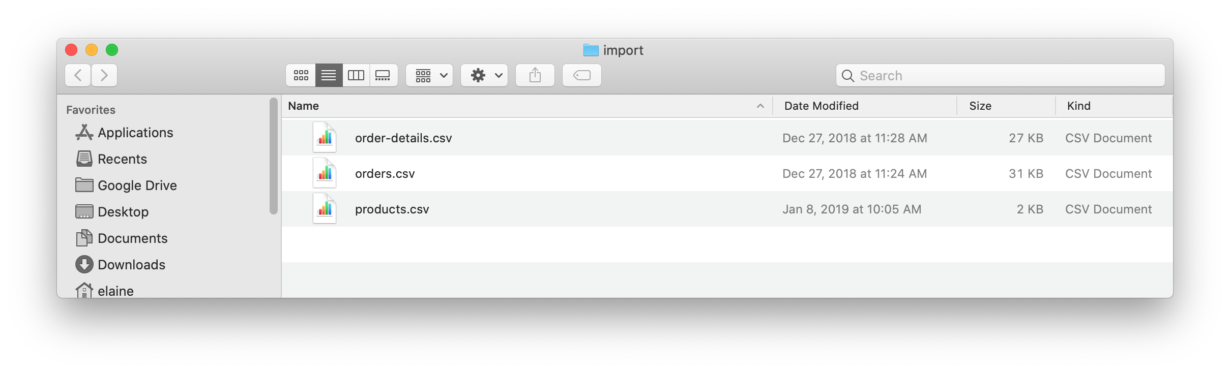 keeweb import csv