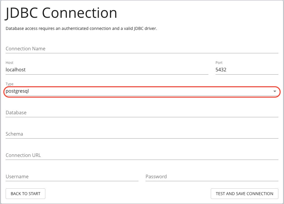 etl5 connection setup