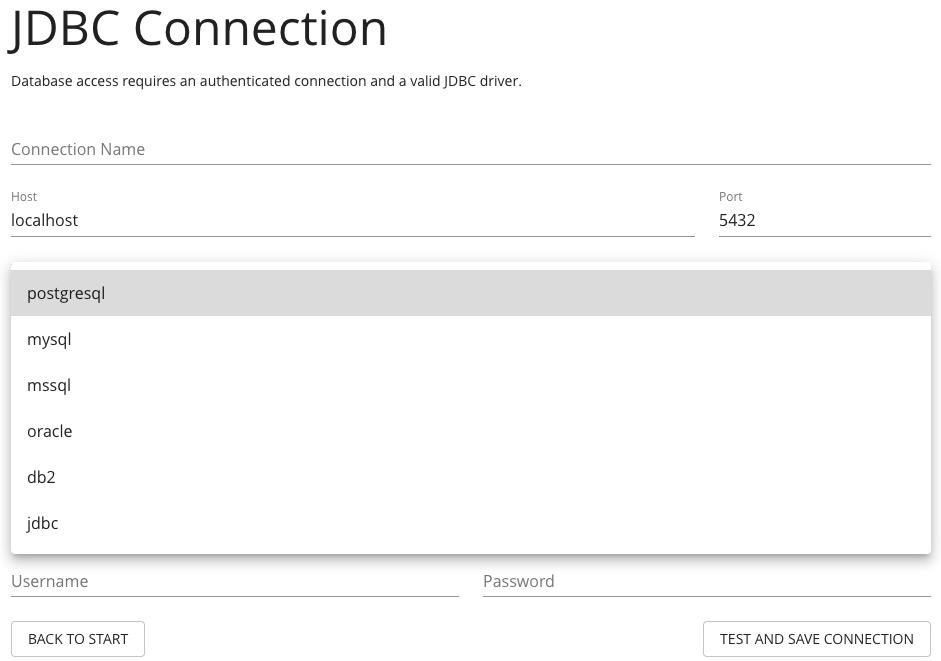 etl6 connection options