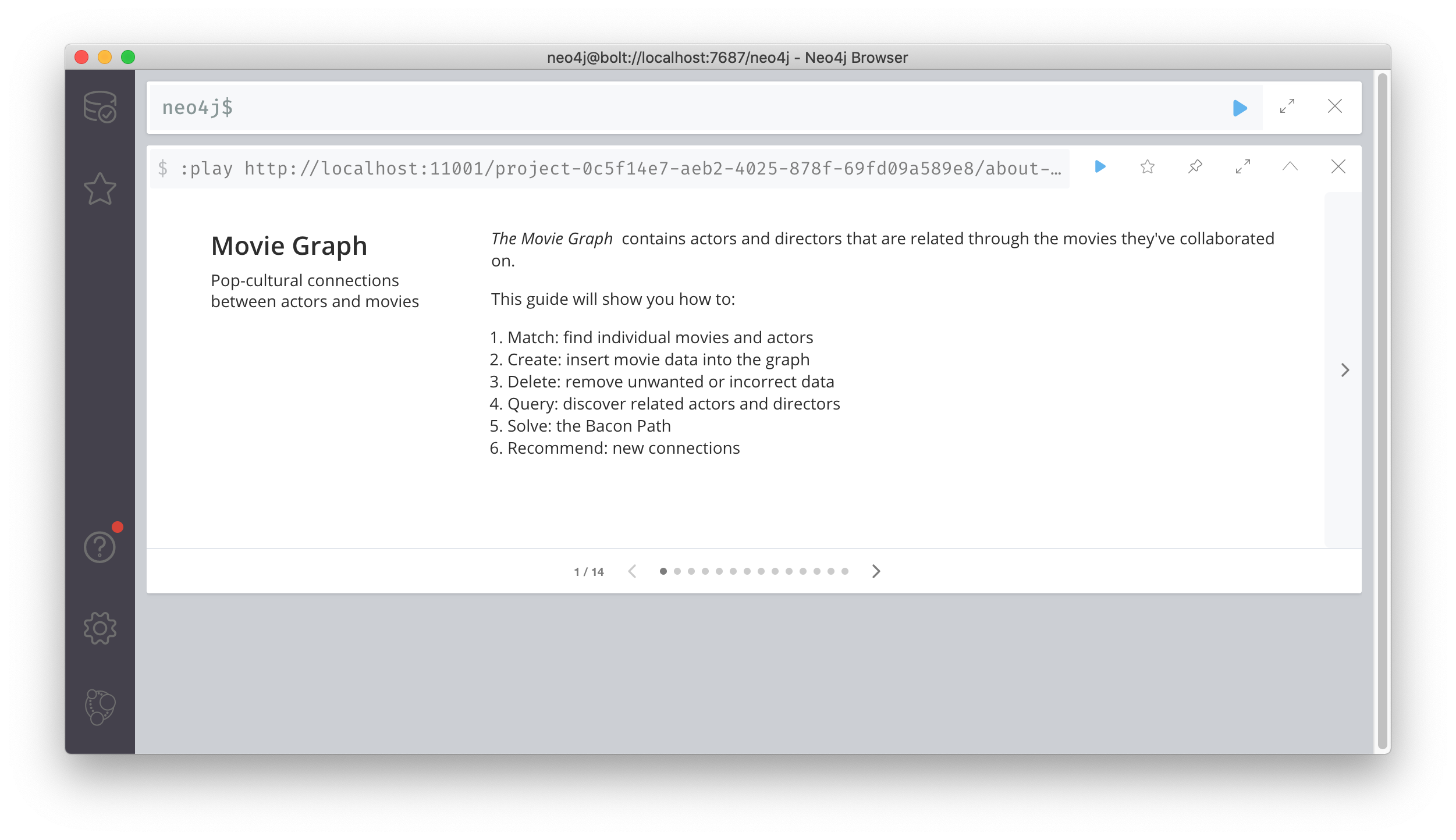 setting up neo4j server